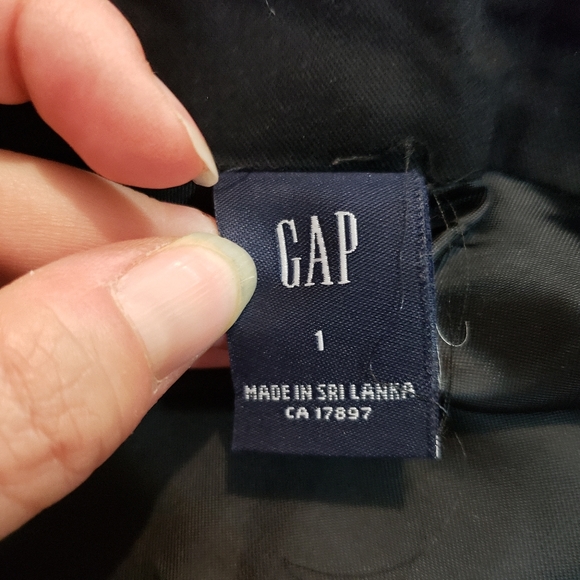 Gap wool blend tweed skirt black white size 1 - Picture 8 of 9